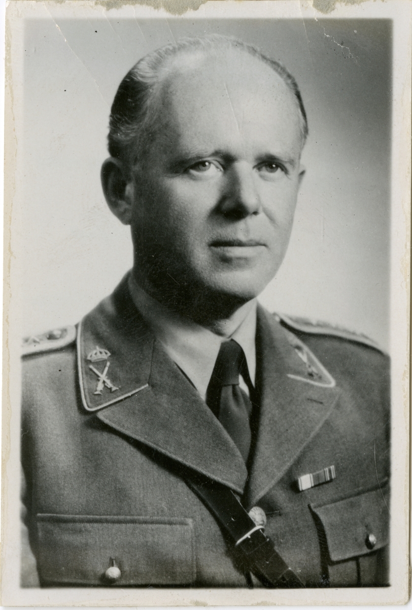 Porträtt av Karl Gunnar Berggren,överste och chef vid Gotlands infanteriregemente I 18.