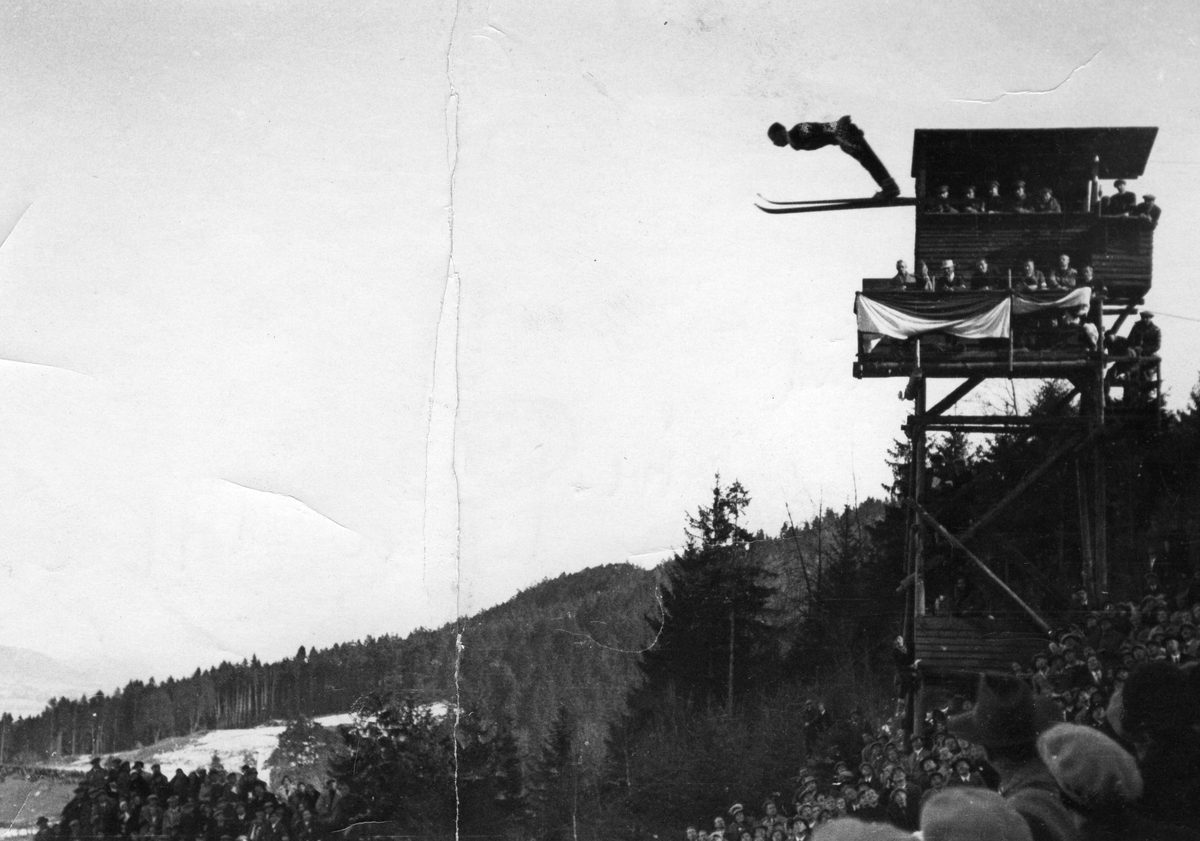Kongsberg skier Sigmund Ruud during test jump