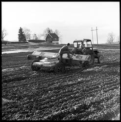 Jordbruk. På våren.