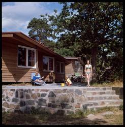 Hydrostranda. Campingboder på Sjæret.