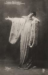Sarah Bernhardt (Elisabeth Reine d'Angleterre).