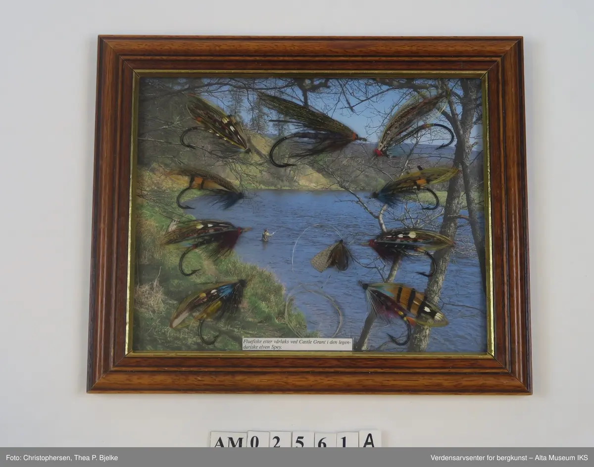 Bakgrunnsmotiv fra fiskeelven Spey