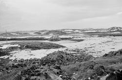 Brua mellom Krøttøy og Meløyvær bygges.