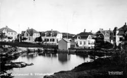 Postkort ";54"; med motiv fra Vanndamman med pumpehuset i fr