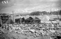 hvor er buen på Nordsundbrua? Ruinene av Tyskerbrakken på To