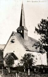 Foto av Østre Gausdals Hovedkirke i Gausdal kommune. Daterin