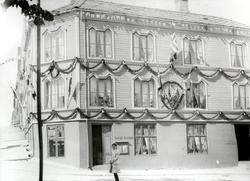 Foto fra Kong Haakon VII's besøk i Kristiansund 1906. Bildet