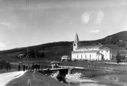 Foto fra Nesset kirke i Eidsvåg, Nesset kommune, hvor vi ser