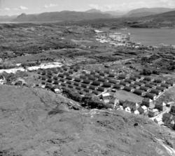 Brakkebyen på Nordlandet fotografert i fra Bjønnahaugen. En 