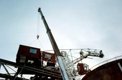 Foto fra området ved kullkrana i Vågen på Kirkelandet i Kris