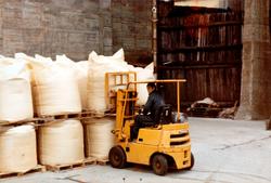 Foto fra området rundt kullkrana i Vågen på Kirkelandet i Kr