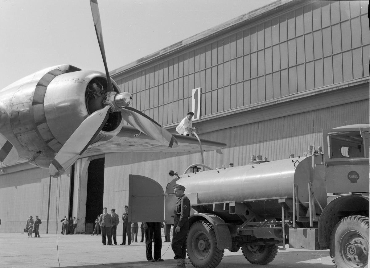 Fra flyplassen på Værnes