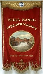 Hjula mandlige arbeiderforening.Stiftet 14. september 1895..