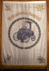 Mekanikernes forening.Stiftet 1. desember 1880..Forside..Fan