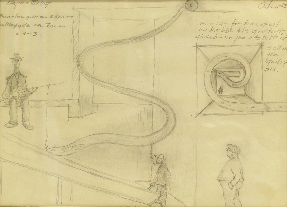 Glidebane for tømmertransport.