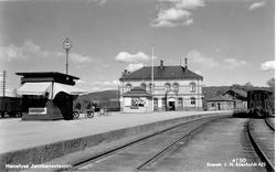 Hønefoss jernbanestasjon.
