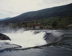 Damanlegg ved Eidsfoss Otta