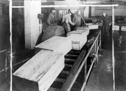 Kullkrana på Rosenborgkaia og interiør fra Trondheim losse- 