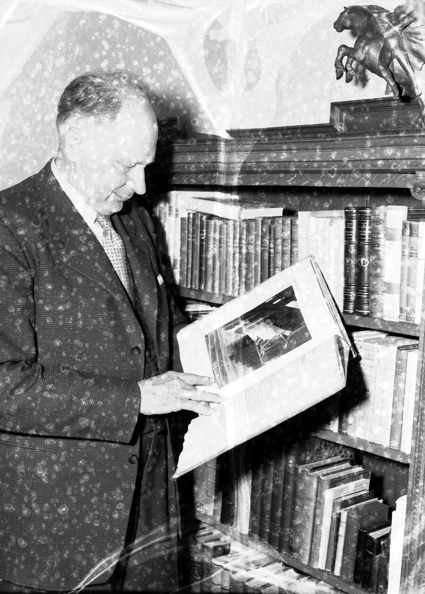 Herr H. Hedberg Norra Rådmansgatan 30, Gävle Reportage för "Vårt Hem". 30 april 1951.