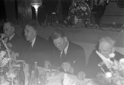 Middagselskap og bekransning av bauta over Marius Folstad i 