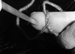 Nålebinding demonstrasjon