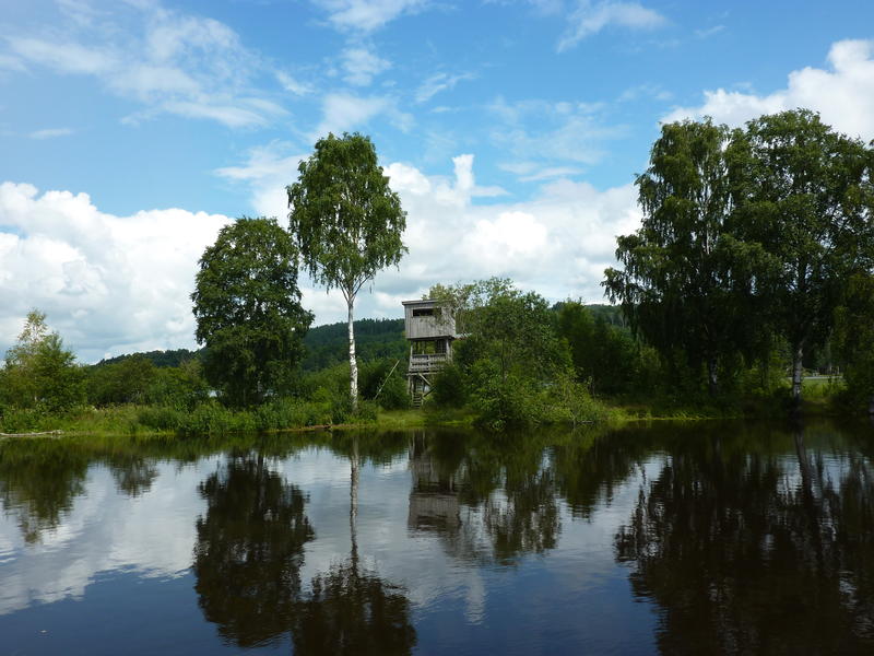 Foto av det gamle fugletårnet på Jørholmen (Foto/Photo)
