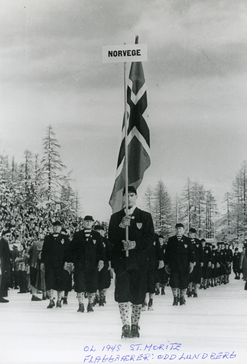The Norwegian team at OG St. Moritz 1948