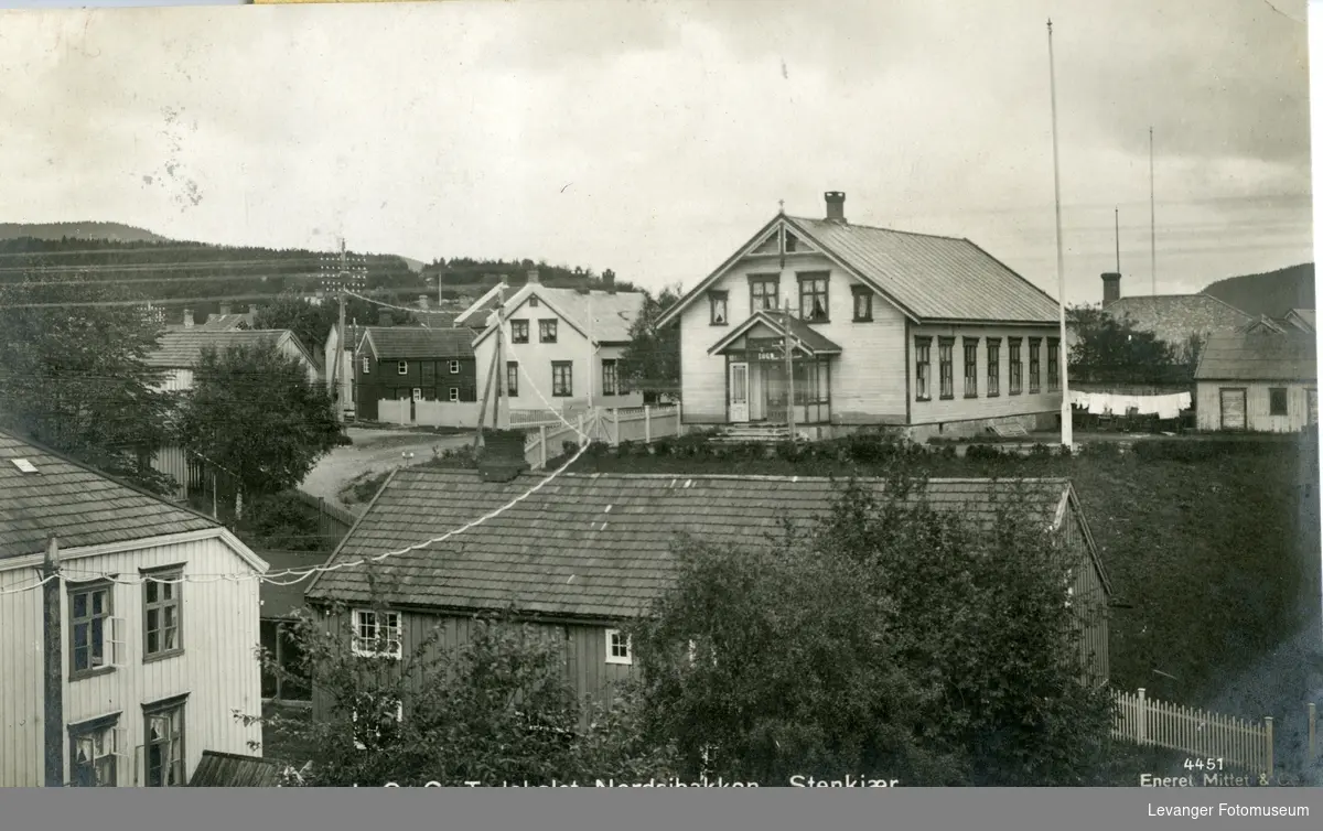 Postkort av I.O.G.T lokalet i  Nordsibakken Steinkjer.