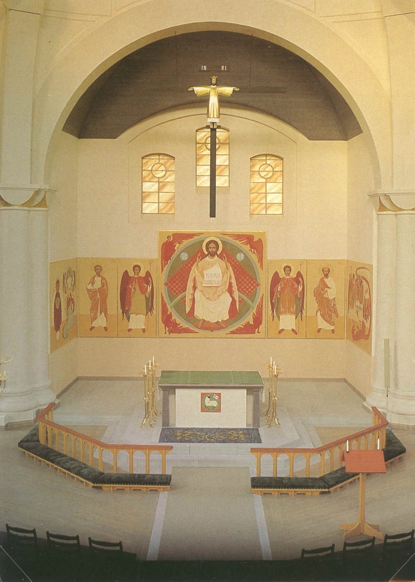 Altaret i Örsjö kyrka.