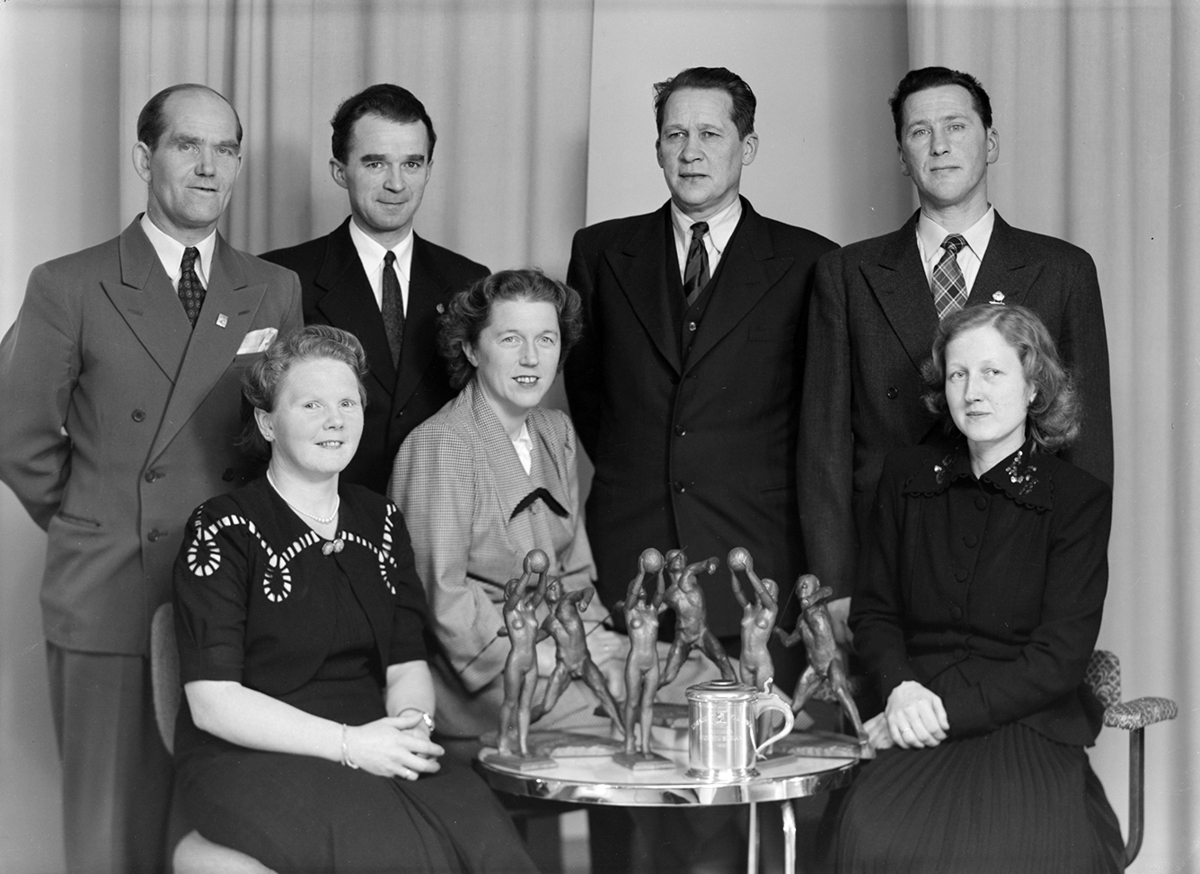 Hamar Idrettslag, statuettvinnere 1951, gruppe 7, ukjente.