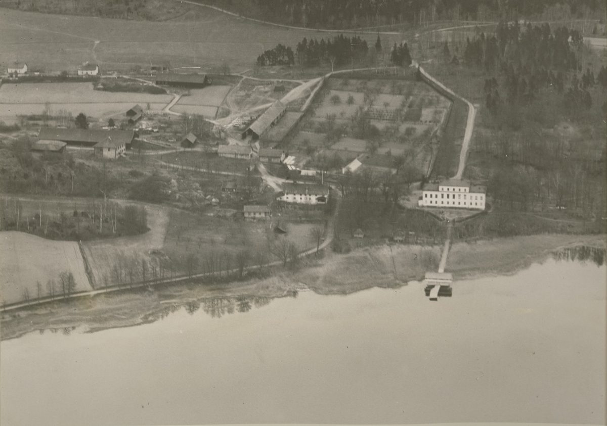 Flygfoto av Casimirsborgs herrgård.
