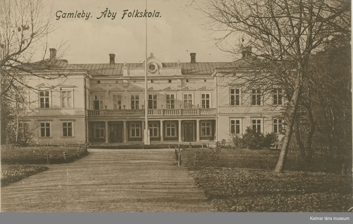 Åby folkskola i Gamleby.