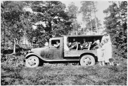 En av de første "turbusser".