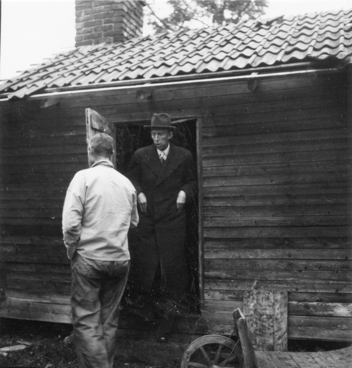 Prins Wilhelm besöker Utvalnäs i samband med sitt Gävlebesök 1938.



