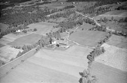 Hanestad gård, Bakke gård til v, Østre Gausdal, åkrer, slått