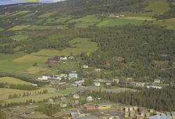 Segalstad Bru, tettsted, oversiktsbilde, Gausdal