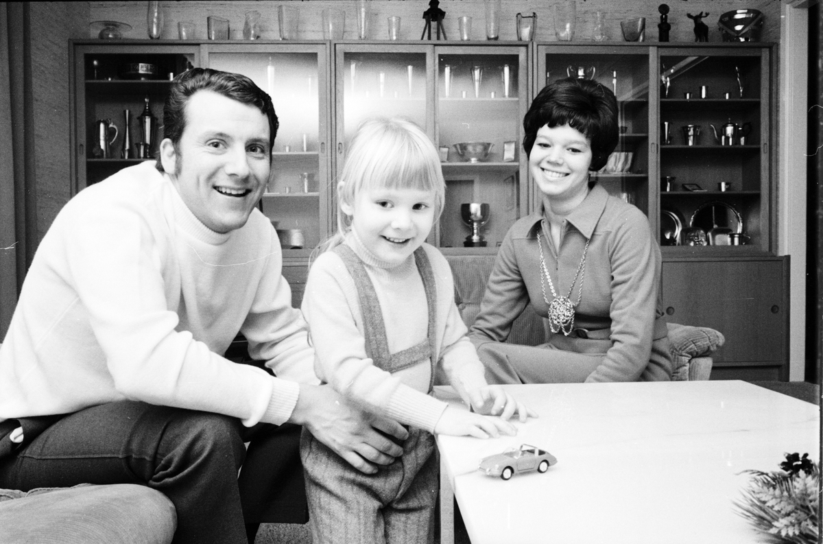 Familjen Åke "Bryggarn" Andersson, Uppsala, 1969