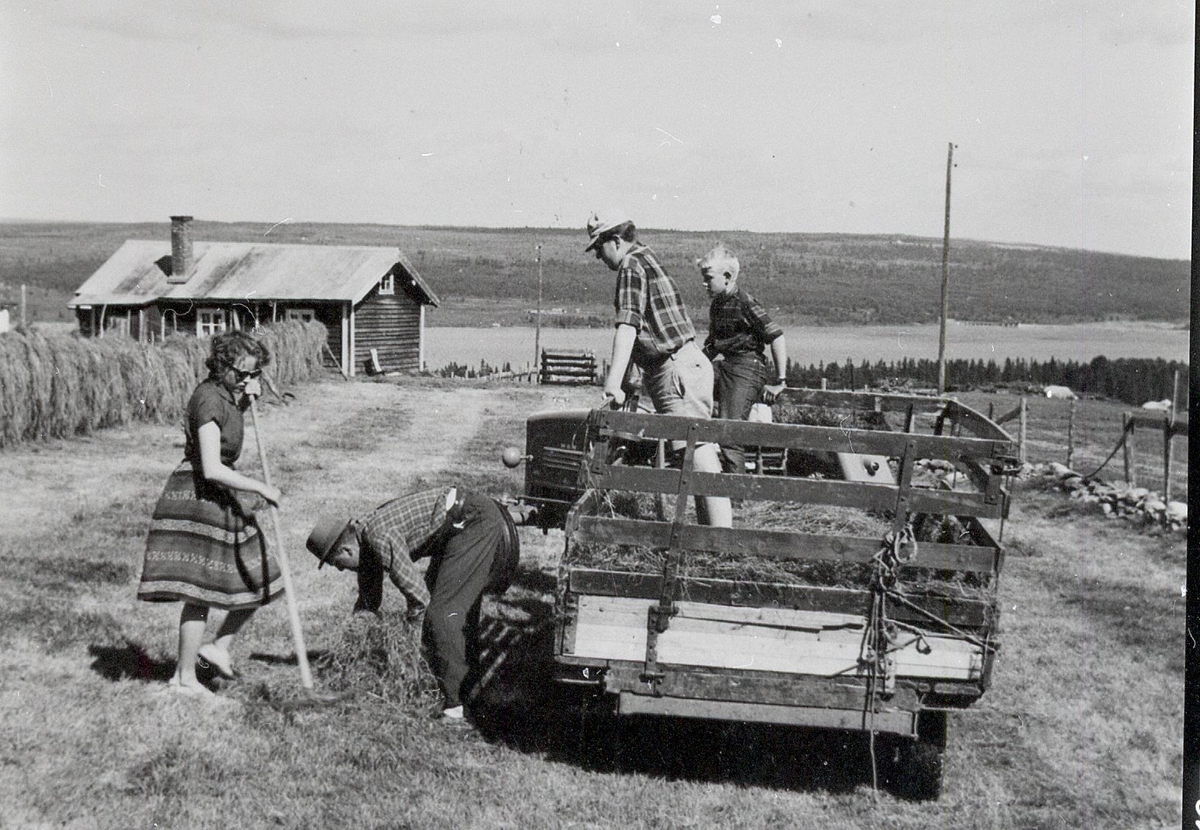 Gruppe, skjørt, bluse, jakke, bukse, stølsbu og Gruppe, skjørt, bluse, jakke, bukse, stølsbu og