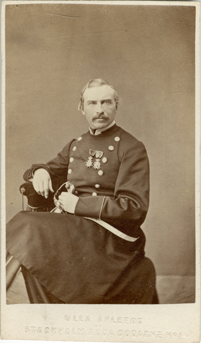 Porträtt av Anders Gustaf Örn, major vid Livgrenadjärregementet I 4.