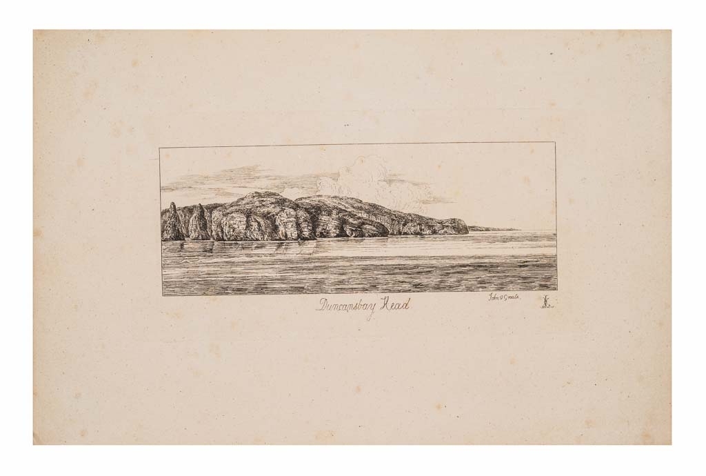 Vy över Duncansbay Head sett från John o' Groats