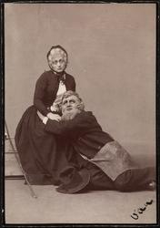 Henrik Klausen og Oda Nielsen i Peer Gynt.