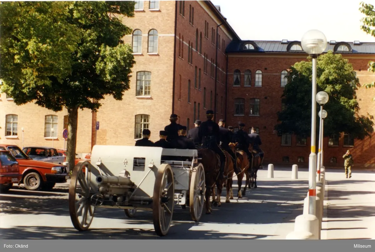 Frivilligförsvarets dag. Artilleriavdelningen i Göteborg.
