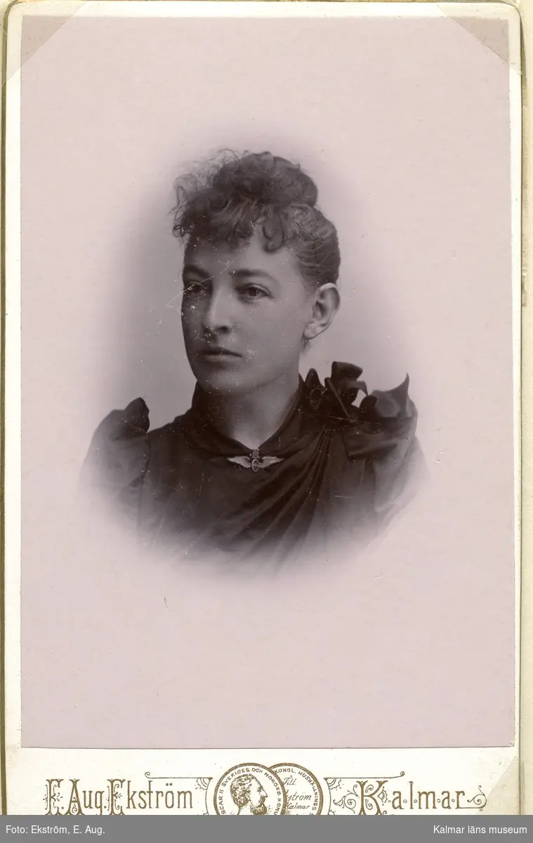 Porträtt av Clara Törnebohm, född Jeansson.
