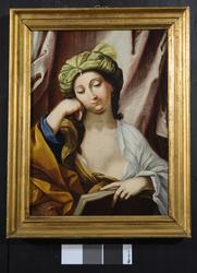 Kvinne med bok [Maleri]