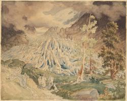 Øvre Grindelwaldbreen [Tegning]