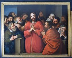 Kristus lærer sine disipler å be [Oljemaleri]