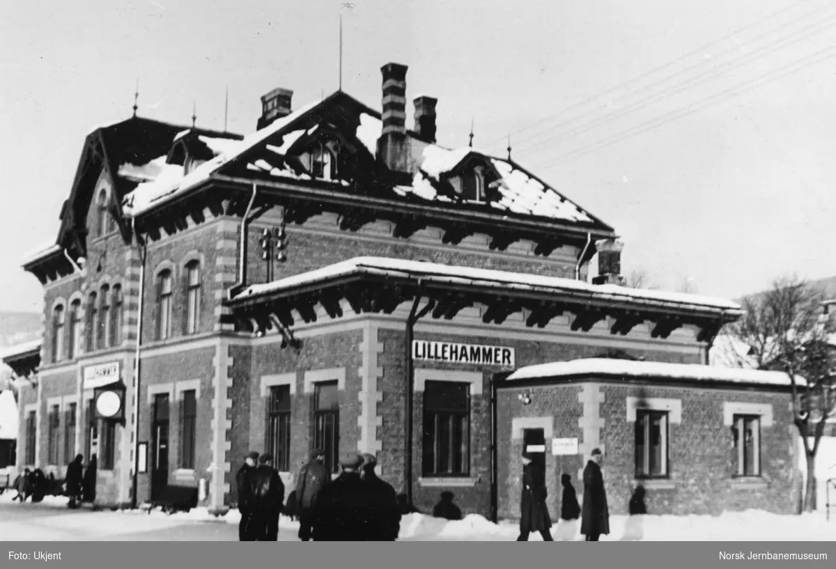 Lillehammer stasjonsbygning i krigsårene