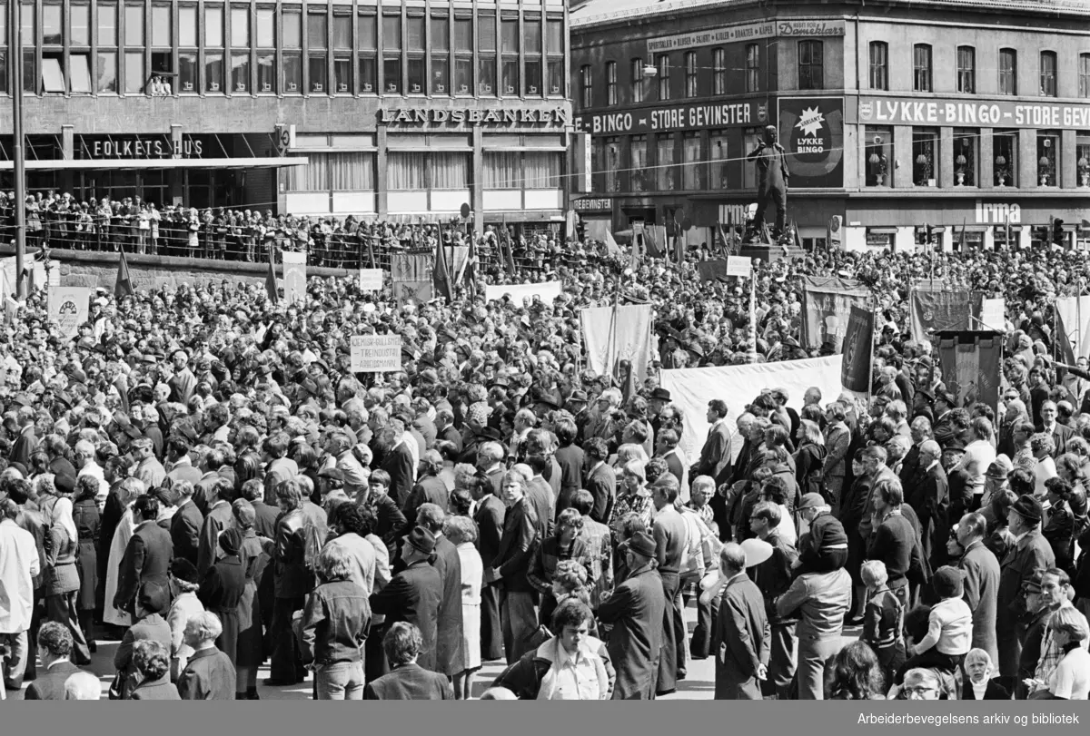 1. mai 1977, Youngstorget.