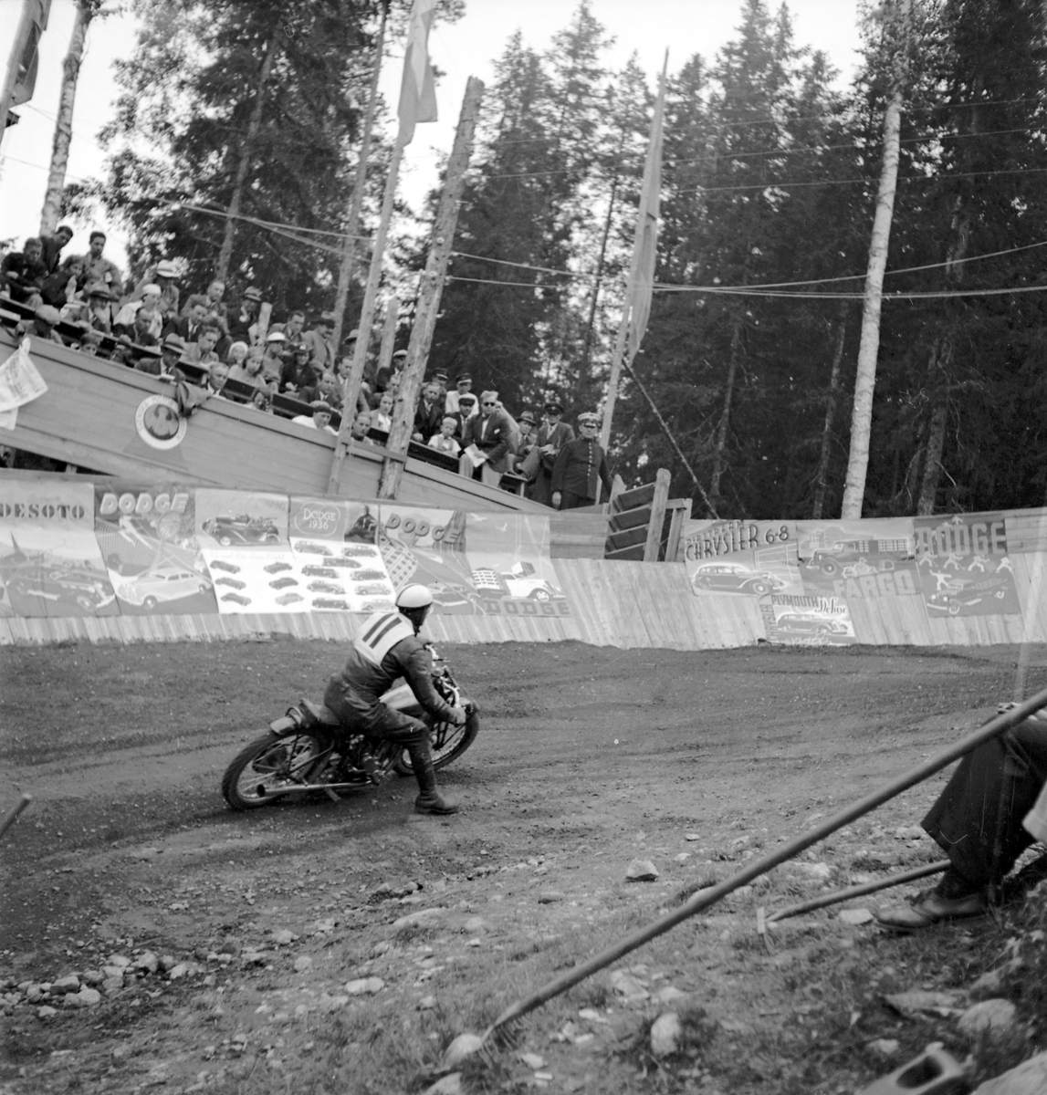 Kungsbergs backen. Motortävlingar. År 1936