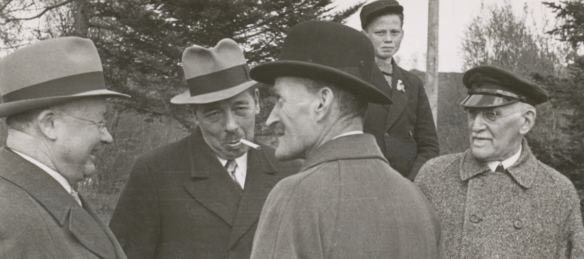 Bildeserie fra åpninga av Vegsundbrua 1938.